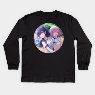 Asahina Mafuyu And Emu Otori Kids Long Sleeve T-Shirt